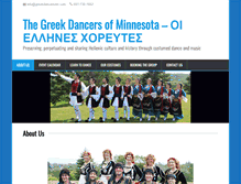Tablet Screenshot of greekdancersmn.com